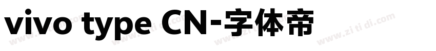 vivo type CN字体转换